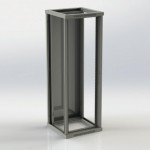 19’’ Rack cabinet ALPI Series - Back cover