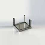 19’’ Rack cabinet ALPI Series – Blind bottom cover