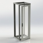 19’’ Rack cabinet ALPI Series - Lexan Door