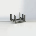 19’’ Rack cabinet ALPI Series - Rack mounting profile and side crosspiece