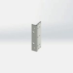 19” Lateral brackets 3U EMI with handle holes