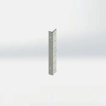 19” Lateral brackets 6U with handle holes